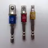 Fornecimento Atacado 3 Peças Adaptador Colorido de Esfera de Aço Haste de Conexão Adaptador com Esfera de Aço 1/2 1/4 3/8