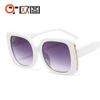 9014 Gafas de Sol de Moda para Hombre y Mujer de Color Rojo y Verde con Montura Grande Europea y Americana, Personalizadas, Combinables con Todo, Modernas, Transfronterizas