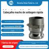 Aço inoxidável 304/316L soldagem rápida macho soldagem de topo junta rápida macho tipo E soldagem cabeça macho rápida