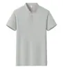 Algodón Grueso Mezcla Color Liso Cuello Polo Alto Exterior Casual Negocio Logo Estampado Ropa de Trabajo Uniforme de Grupo Se Puede Estampar Texto