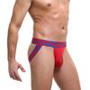 Ropa interior de malla para hombre europea y americana Transpirable Caliente Doble Ding para hombre Cintura baja Levanta glúteos Ajustada Deportiva Bolsillo grande Ropa interior para hombre