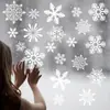 1 Pieza Pegatinas de Copo de Nieve para Ventana Electrostáticas Blancas Calcomanías Estáticas para Navidad Año Nuevo Vidrio Espejo Decoración Festiva Pegatina de Invierno