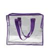 Bolsa de embalaje autosellante con cremallera de PVC bolsa personalizada transparente de PVC con cordón bolsa de embalaje de PVC logotipo de impresión personalizada