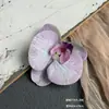 Flor de Phalaenopsis simulación accesorios de pared de flores material de flor DIY hecho a mano decoración de boda pétalos de flor material para pasador de pelo tocado