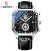Relógio Masculino Multifuncional Quadrado chenxi Cronógrafo de Seis Ponteiros Calendário Pulseira Moda Transfronteiriça Relógio de Quartzo 904