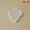 Caja de Almacenamiento para Esponjas de Polvo de Cojín de Aire de Malvavisco Caja Vacía Cubierta Portátil Herramienta de Maquillaje Caja Redonda Pequeña de Plástico Transparente PP