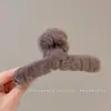 Presilha de cabelo floral elegante com toque de luxo, novo modelo 2026 pinça tubarão, popular entre celebridades da internet, adequada para cabelos grossos, presilha de cabelo de acrílico