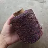 Venda Direta da Fábrica Fio Iridescente Oco com Fio de Ouro e Prata DIY Crochê Tricô à Mão Cabeça de Ursinho de Pelúcia Acessório de Cabeça Leidezhuzhu