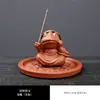 Arena Morada Atrae-Fortuna Hogar Interior Creativo Quemador de Incienso Portainciensos Quemador de Aromaterapia Adornos Arena de Incienso Sándalo