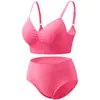 Conjunto de Dos Piezas de Sujetador Push-Up sin Cables y Bragas para Envolver el Pecho, Fitness Deportivo, Yoga y Conjunto de Ropa Interior para la Espalda para Mujeres al por Mayor