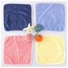 Toallas de Guardería, Toallas de Mano para Niños, Toallas Cuadradas Colgables, Felpa Absorbente Engrosada Juguete Souvenir Venta al por Mayor Vellón de Coral