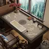 Nuevo tapete de escritorio estilo caligrafía china, ecológico, protector de ojos, resistente al desgaste, tapete de escritorio para estudiar, mantel estilo tradicional chino, protector de escritorio