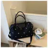 Bolsa de Viagem de Grande Capacidade Moda Laço Simples Leve Viagem de Negócios Bagagem de Mão Bolsa Grande Bolsa de Academia Bolsa de Bagagem de Mão