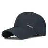 Nueva gorra de béisbol de malla para exteriores de secado rápido transpirable con perforaciones laterales, visera dura, para primavera y verano