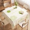 Toalha de mesa quadrada de PVC impermeável, à prova de óleo, anti-escaldante, lavável, para mesa quadrada, tapete de mesa, luxo leve, sofisticada, toalha de mesa para mesa de chá