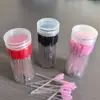 Cepillo para Pestañas Embotellado de Nuevo Producto Transfronterizo Varilla de Cristal Cepillo Espiral Herramienta de Cepillo para Pestañas Postizas de Color