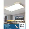 Luminária de teto LED ultrafina para sala de estar, simples e moderna, luminária elegante para quarto e dormitório, conjunto retangular, luminária de teto para casa