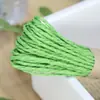 10m/laço corda de papel dupla camada monocromática cor palha de ráfia corda de papel palha linha trançada corda de papel palha dupla camada linha decorativa para chapéu de palha