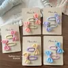 Nuevo Estilo Coreano Chica Dulce Bebé Fresco Lindo Moño Flequillo Lateral Pinza para el Cabello Accesorios para el Cabello de Niña