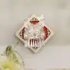 Tocados de plata imitada de la etnia Miao de Guizhou Yunnan, imanes de nevera culturales y creativos de la aldea Miao de Qianhuhu, recuerdos Fénix de Guiyang, venta al por mayor del fabricante