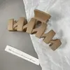 Pinza de tiburón grande coreana para el cabello, accesorio simple para recogido en la parte trasera de la cabeza, pinza de pelo de alta gama para mujer