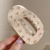 Pinza para el pelo de garra de abulón cómoda para mujer, modelo nuevo de alta gama 2026, pinza de pico de pato plana para la parte trasera de la cabeza, accesorio para el cabello