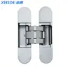 Bisagra de Marco de Puerta Delgado Aleación de Zinc Acero Puerta Bisagra Invisible Bisagra Oculta Puerta de Madera Bisagra Ajustable Tridimensional Bisagra Puerta Bisagra