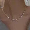 Collar de Perlas de Vidrio Cielo Estrellado de Plata Rota 2026 Nuevo Más Vendido de Gama Alta Exquisito Collar de Perlas de Vidrio