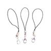2.0/1.5mm Fabricantes coreanos de cordón de cera al por mayor collar de joyería de cordón de cera coreano negro con colgante de cuerda con cadena