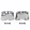 Tuerca cuadrada soldada tipo A de acero inoxidable 304/316, tuerca hexagonal soldada por puntos con patas planas tipo B con o sin puntos de soldadura