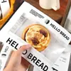 Bolsa de Embalaje para Pan Bagel de Moda Bolsa para Empaquetar Pan Estilo Europeo Agua Alcalina Bolsa para Empaquetar Tostadas Ventana Transparente Bolsa para Pan Hecho a Medida