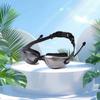 Gafas de natación de alta definición para adultos antivaho con revestimiento gafas de natación para hombres y mujeres montura pequeña impermeables con revestimiento plano equipo profesional