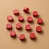Mineral Cru Cinábrio Areia Dourada Roxa Areia Vermelha Imperial Mini Pingente Redondo Zodiacal Acessórios para Pulseira