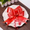 Suprimentos de casamento no atacado flor puxada à mão Dragão Vermelho Grande e Fênix personagem feliz flor puxada à mão 5cm grande flor de puxar para porta de carro decorativa de carro de casamento