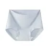 Ropa Interior de Algodón Lyocell para Mujer Triángulo de Seda Antibacteriano con Entrepierna Extendida Bragas Cómodas Transpirables de Cintura Media Ropa Interior para Mujer Femenina
