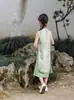 Vestido Qipao Nuevo Estilo para Niñas 2026, Nueva Ropa Infantil Mejorada de Estilo Chino, Vestido de Princesa, Vestido Delgado de Verano
