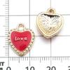 Venta Caliente Transfronteriza Serie de San Valentín Aleación con Goteo de Aceite Mixta 50 Colgantes Accesorios para Pulsera Collar DIY