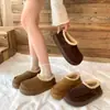 Zapatos Casuales Nuevos para Mujer Tacto de Algodón Slip-on Zapatos de Algodón de Alta Calidad Piel Escarchada Cálidos Con Felpa Nieve 2026 Invierno