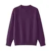 Raff estilo similar 100% lana de oveja tejido de ochos cuello redondo jersey sin costuras una pieza suéter de lana suéter mujer otoño invierno