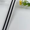 Fita Vermelha Branca Preta combinação de cores preto e branco fita de cor vestido camisa renda camiseta alça de ombro tira de borda