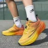 Zapatillas de running para maratón de talla grande para exportación, zapatillas deportivas con placa de carbono, zapatillas deportivas para estudiantes transfronterizas, zapatillas de running populares para fitness y entrenamiento de velocidad