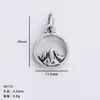 Aleación de plata de Xizang palabra de la suerte paz alegría colgante lingote colgante de festival chino accesorios de joyería de cristal diy venta al por mayor