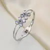 Pulseira de Aço Titânio com Zircônia e Diamante Completo, Moda Europeia e Americana Transfronteiriça para Mulheres, Joias de Pulseira de Luxo Leve de Nicho Atacado
