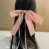 Pinza para el pelo con lazo de cinta dulce y femenina Pinza coreana Simple y versátil Accesorios para el cabello para recogido a medias de alta gama