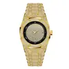 Reloj marca MISSFOX comercio exterior completo de diamantes impermeable de cuarzo para hombre venta directa de fábrica en stock