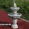 Fuente de boda europea de tres niveles, decoración de patio, elemento de agua minimalista para balcón, estanque de peces, gran adorno interior creativo.