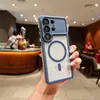 Capa Magnética Transparente de Acrílico para Celular Samsung S26 Ultra é o protetor de película para lente embutido para s25u