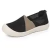 Zapatos de Tela Old Beijing de Nuevo Estilo para Mujer, Zapatos Casuales de Malla Hueca Transpirables, Suela Suave, Antideslizantes, Zapatos de Malla para Personas de Mediana Edad y Mayores