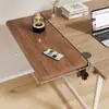 Placa de extensión de escritorio, uso en oficina, no requiere taladro, panel de mesa extensible, soporte de brazo plegable, bandeja para teclado