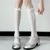 Calcetines Medianos de Encaje Dulce de Primavera y Verano Rosas Calcetines con Puño Calado Lolita Lolita Calcetines de Chica Suave Mujer